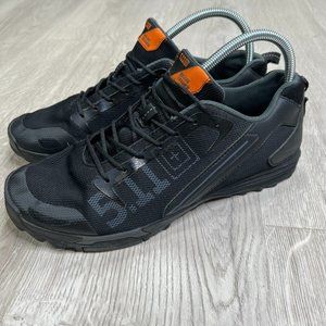 5.11 Tactical Recon Trainer Shoes Mens Size 9 Black Gray Gym Cross Fit 16001